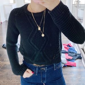 Knit Cropped Sweater